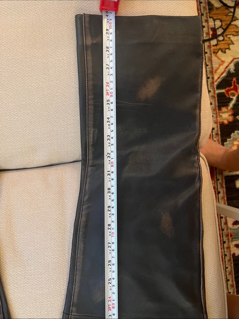 Men’s 100% Genuine Dark Brown Leather Pants - Picture 11 of 11